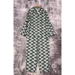 New Pleasing Harry Styles House Pajamas Set 2XL Unisex Green Retro